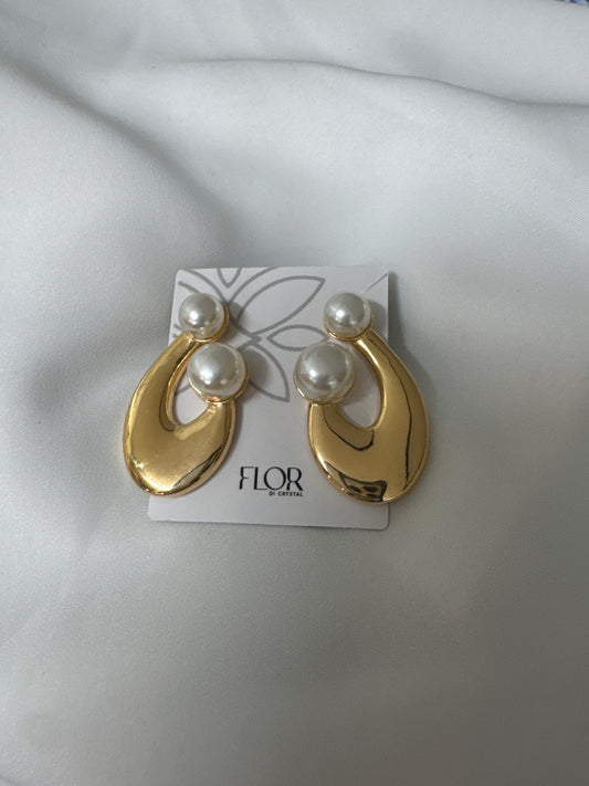 Outros - Brinco organico com perola