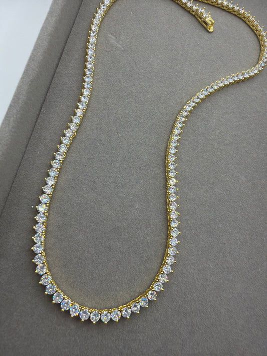 Colar - RIVIEIRA cristal 18k 45cm