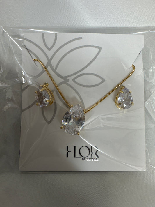 Conjunto - Conjunto  de gota cristal media