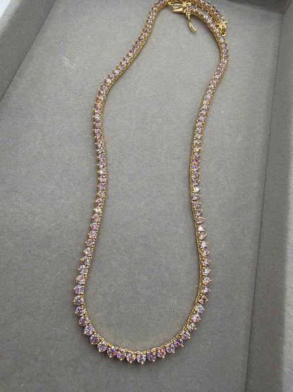 Rivieira 3mm 18k 40cm new tanzanita