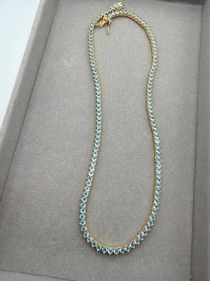 Rivieira 3mm Aqua 18k - 40cm
