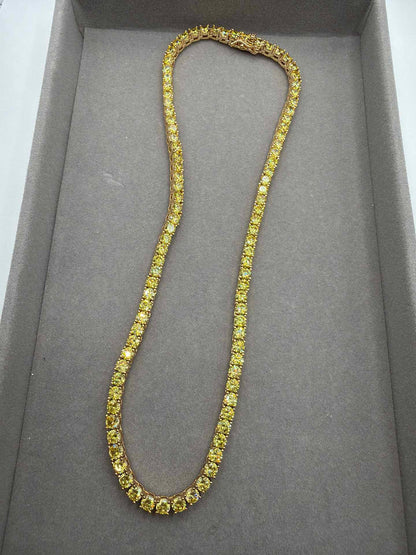 Rivieira 4mm 4 pontas Yellow  - 40cm