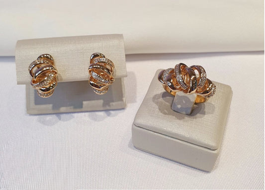 Conjunto - Conjunto de anel e brinco