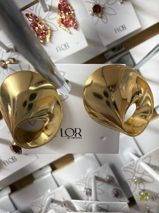 Brinco - Brinco Organico redondo vazado