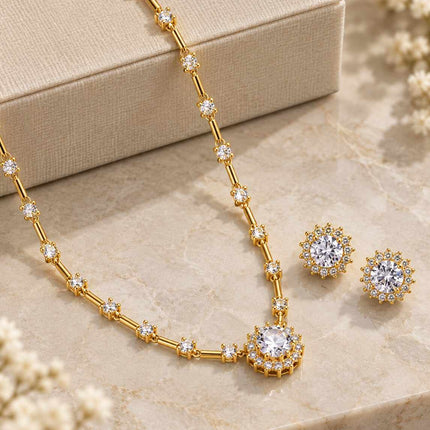 Conjunto Pedra zircônias