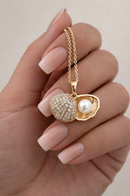 Colar Pelora - rodio e 18k