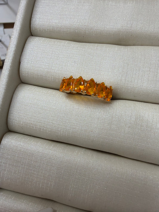 Anel - Anel Meio aparador Laranja- regulável