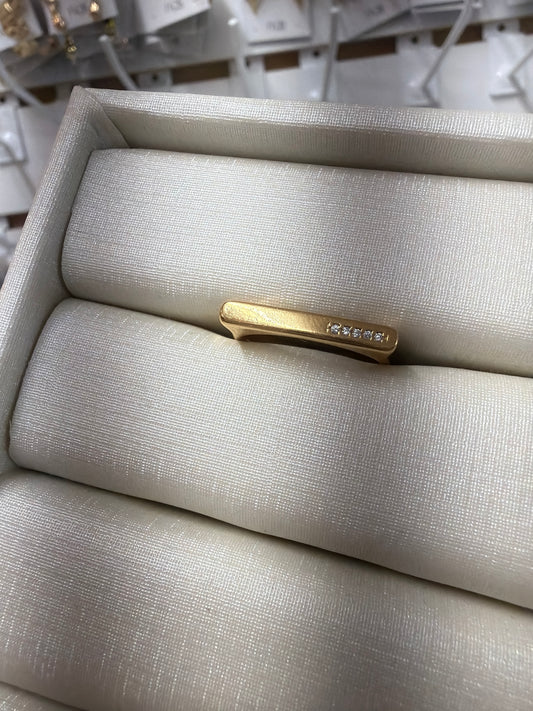 Anel - Anel quadrado liso