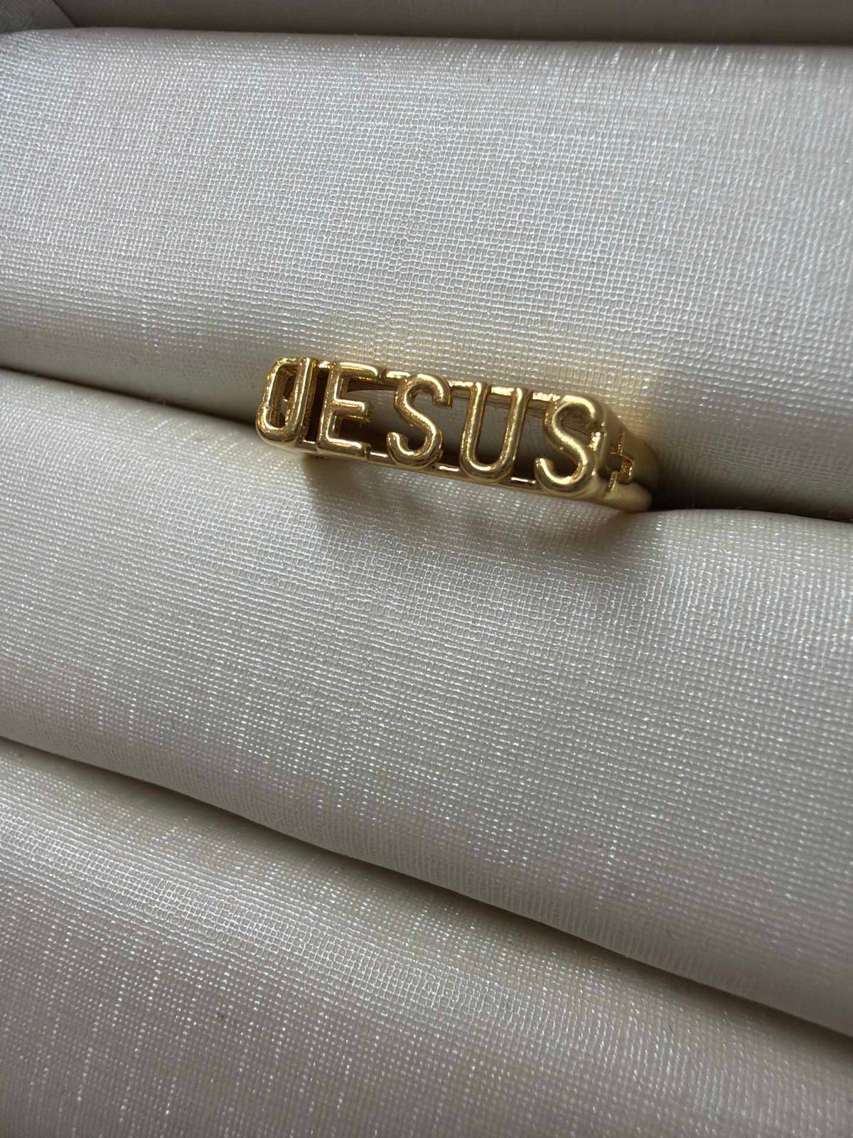 Anel Quadrado Jesus