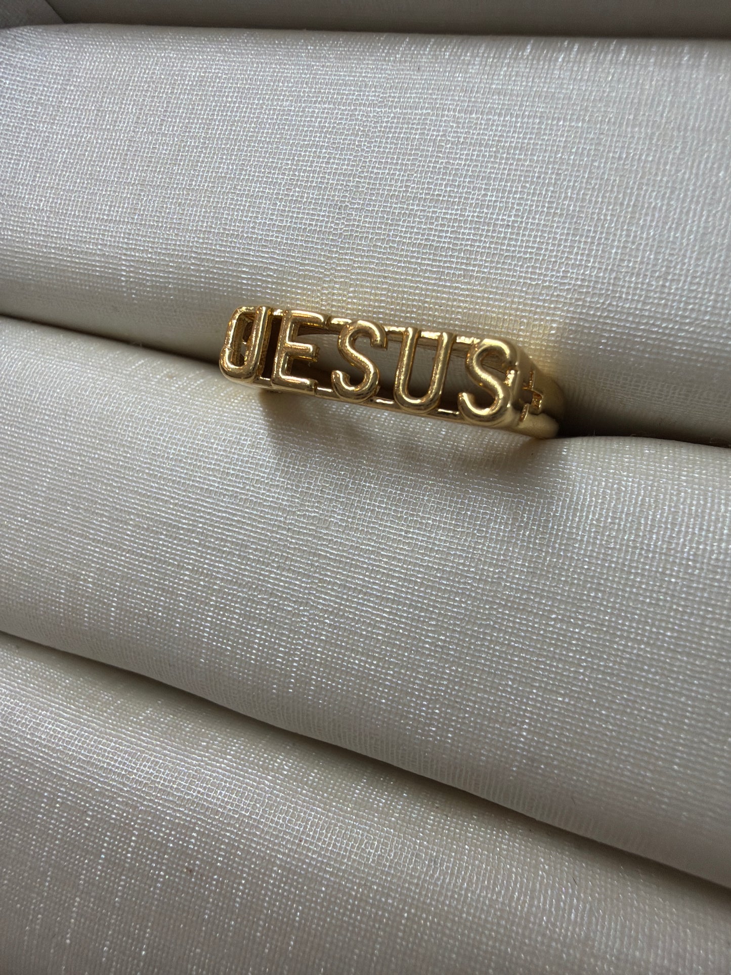 Anel Quadrado Jesus