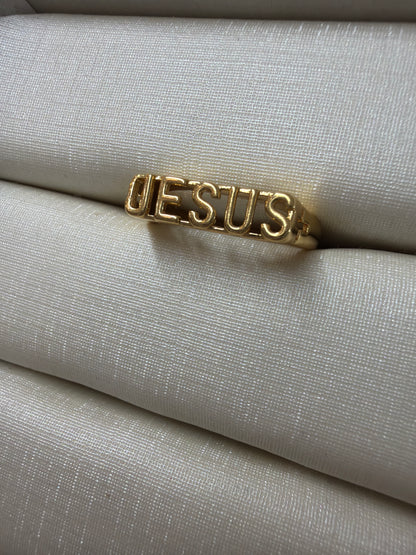 Anel Quadrado Jesus