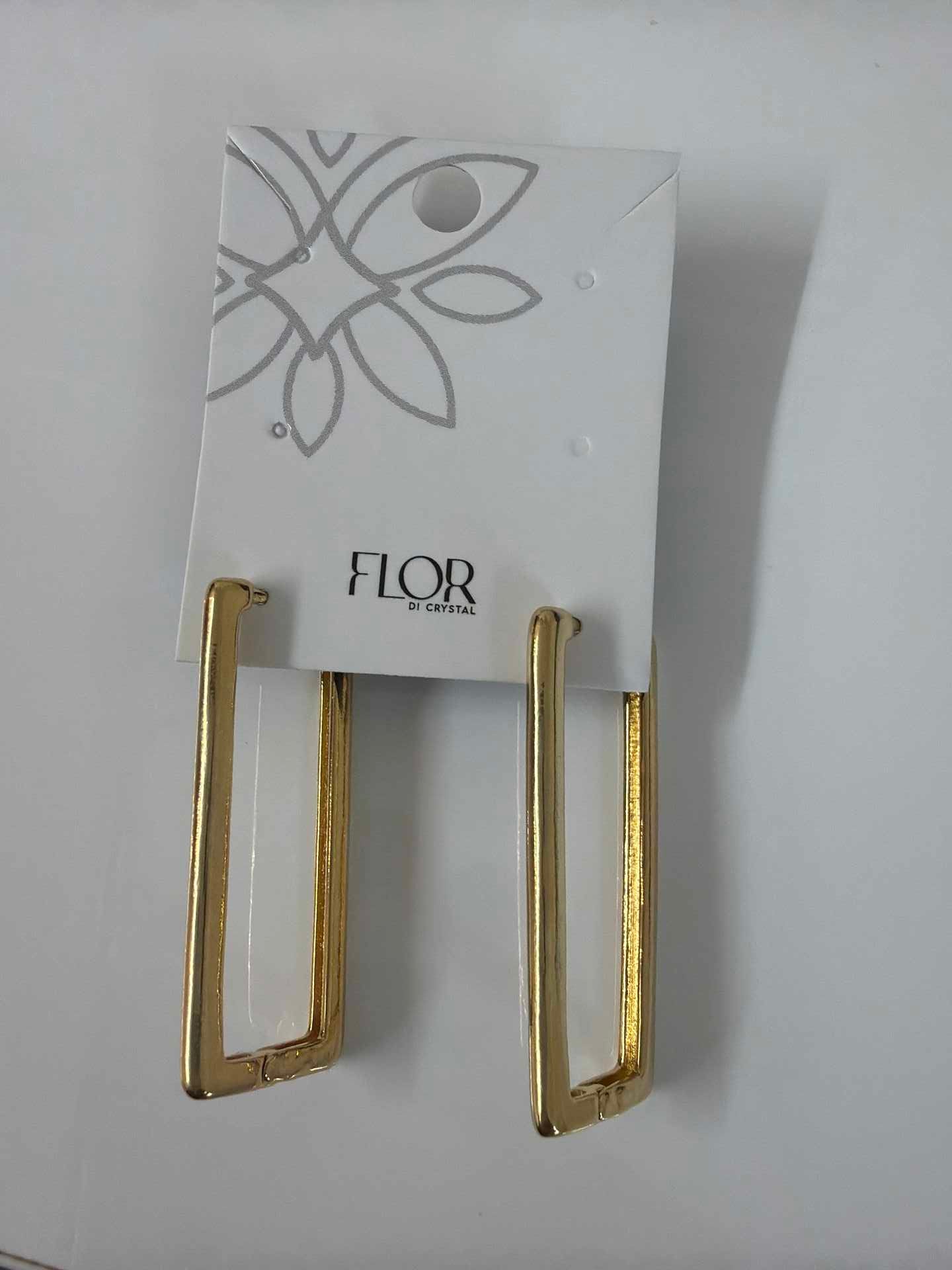 argola alongada quadrada
