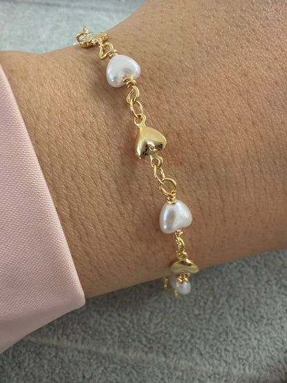 Pearl Heart bracelet