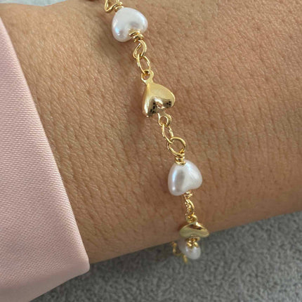 Pearl Heart bracelet
