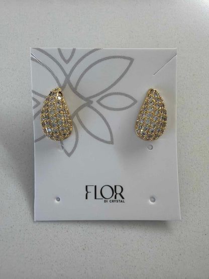 Teardrop cz pave