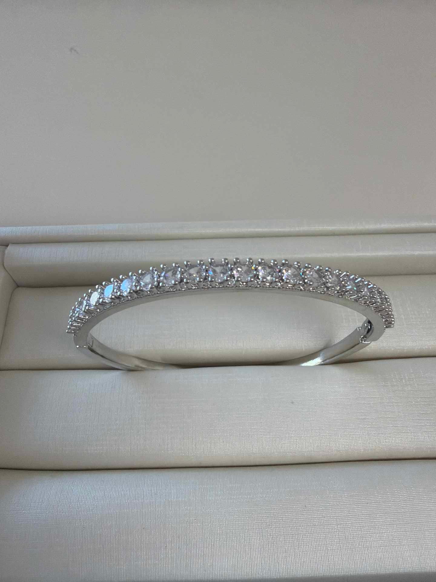 Pave bracelet in 4mm cz