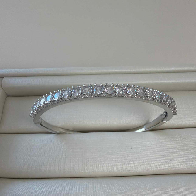 Pave bracelet in 4mm cz