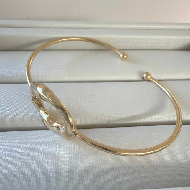 organic Oval perfurated bracelet