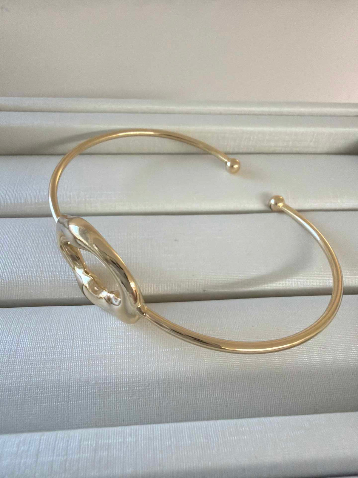 organic Oval perfurated bracelet