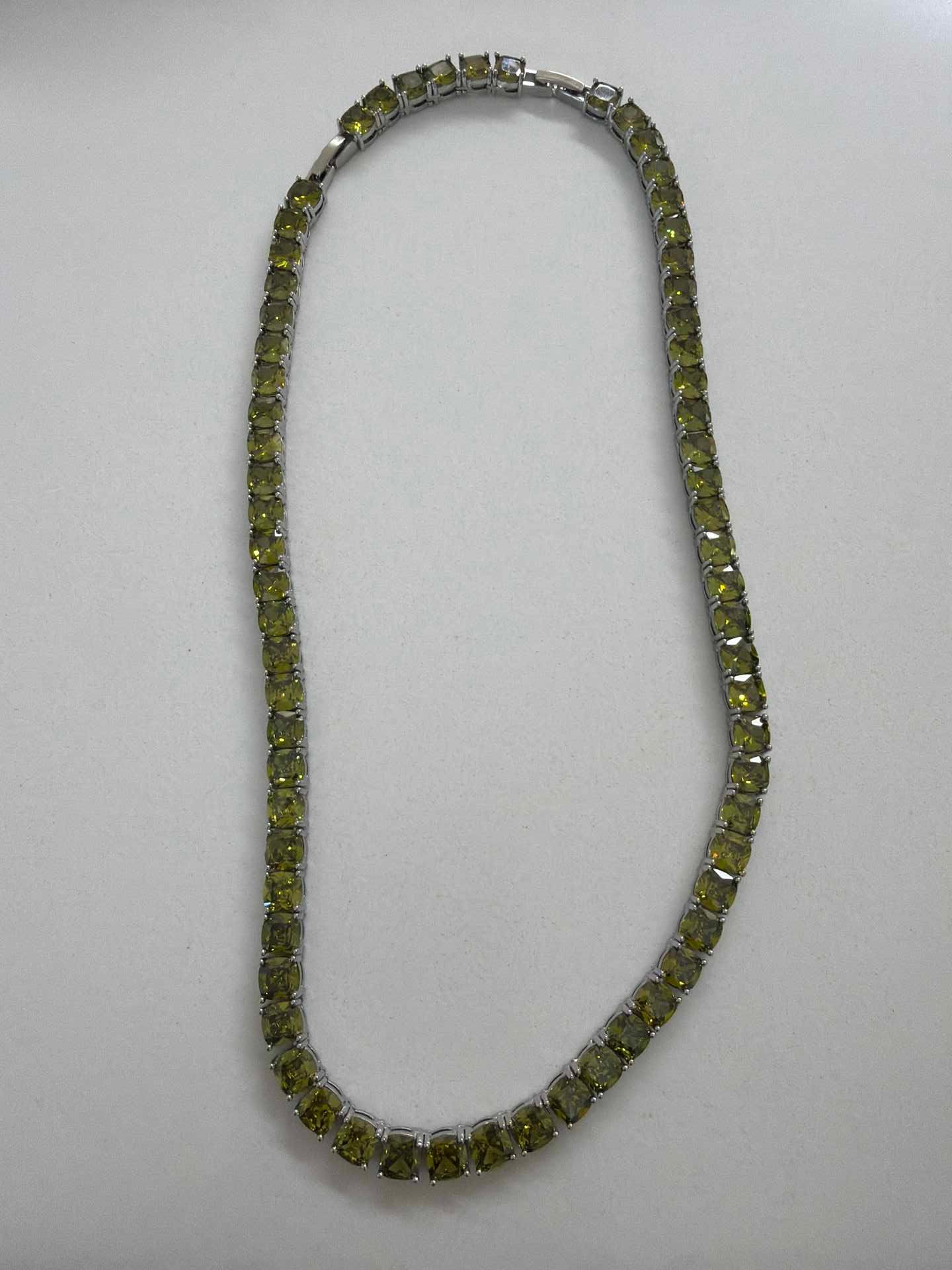 Tennis chain periodot cz 8MM 