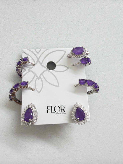 Trio fusion purple com pircing luxo