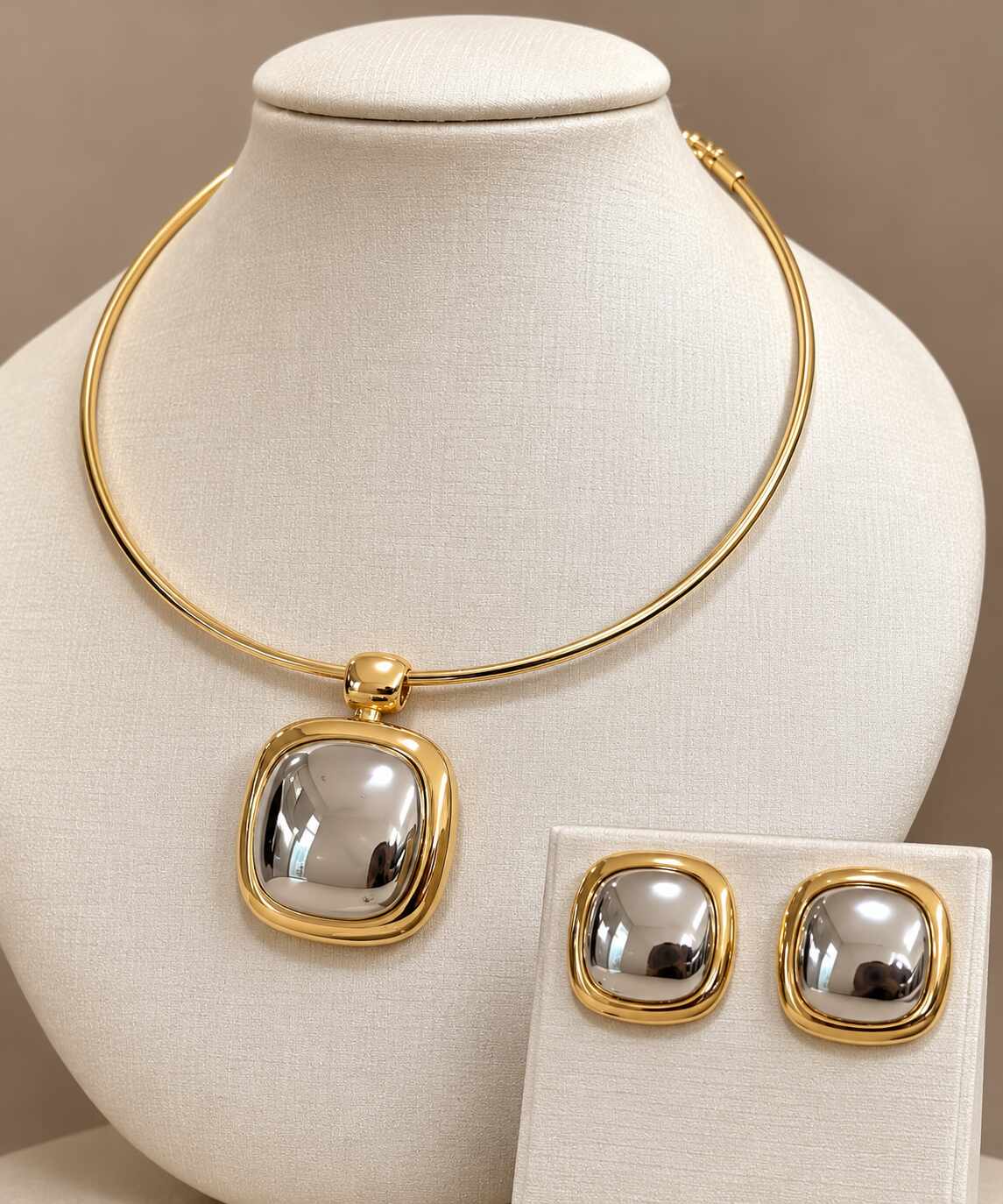Conjunto Aro square 2 tons 