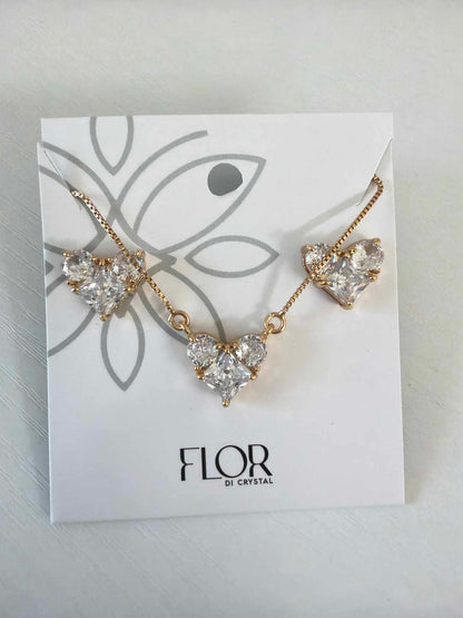 Heart set 18k