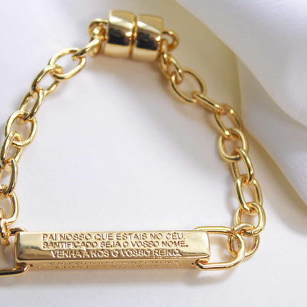 Pulseira Oracao Pai nosso- Moderna