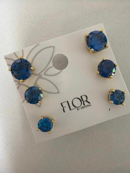 Trio Ponto de luz azul Jeans 