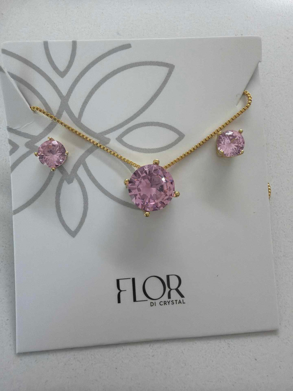 Ponto de luz cz  pink