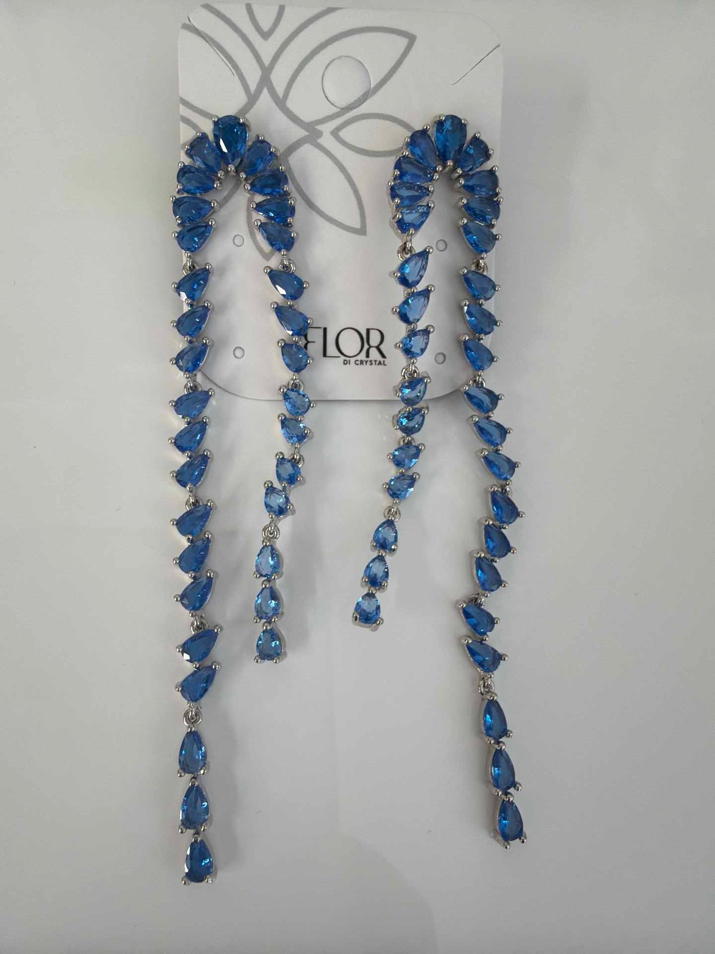 Cascade earing blue