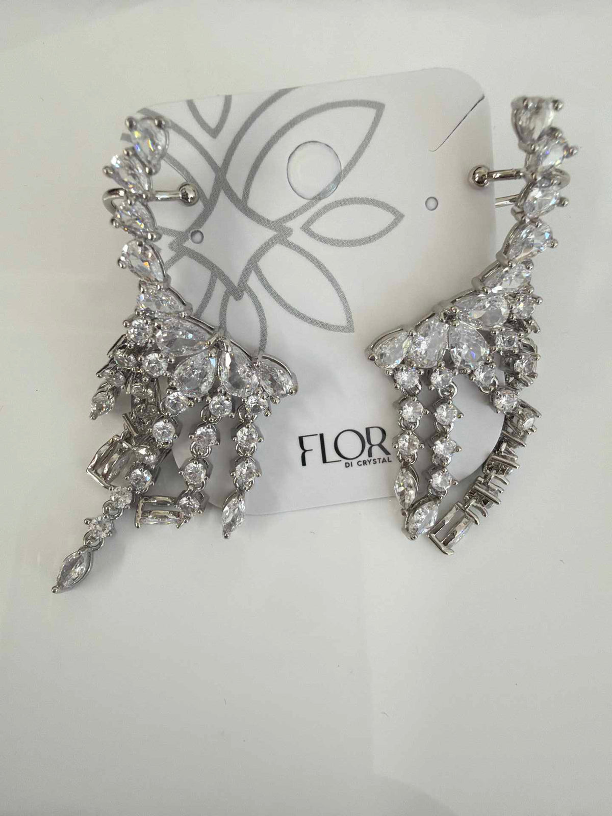 Cascade earing fushia