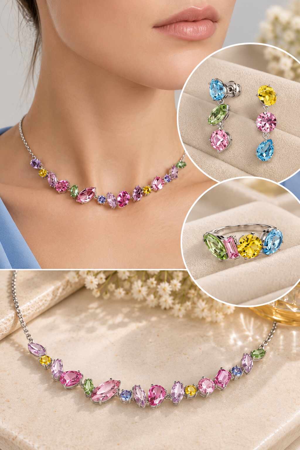 Conjunto Candu colors 4 pcs