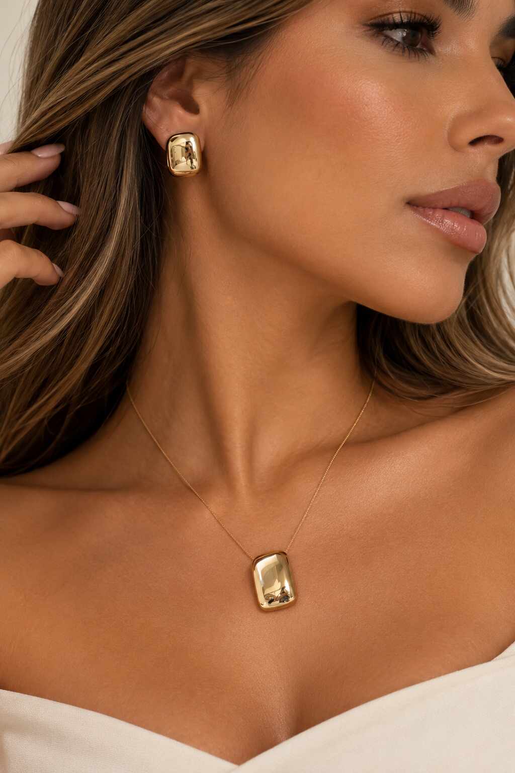 conjunto retangular liso