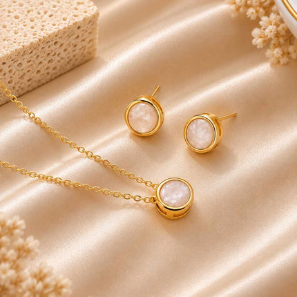 Conjunto Resinado Madre Pérola