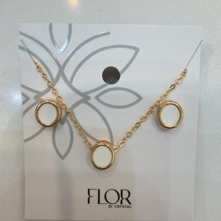 Conjunto Resinado redondo 