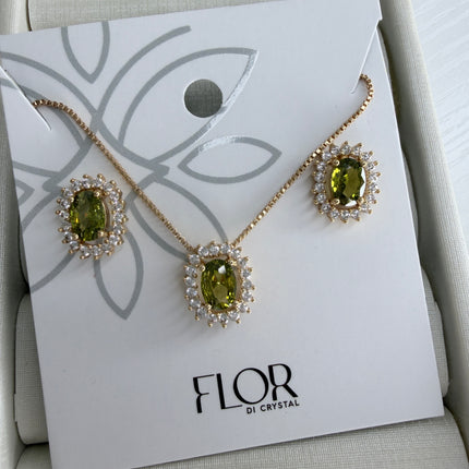 conjunto cravejado pistashio