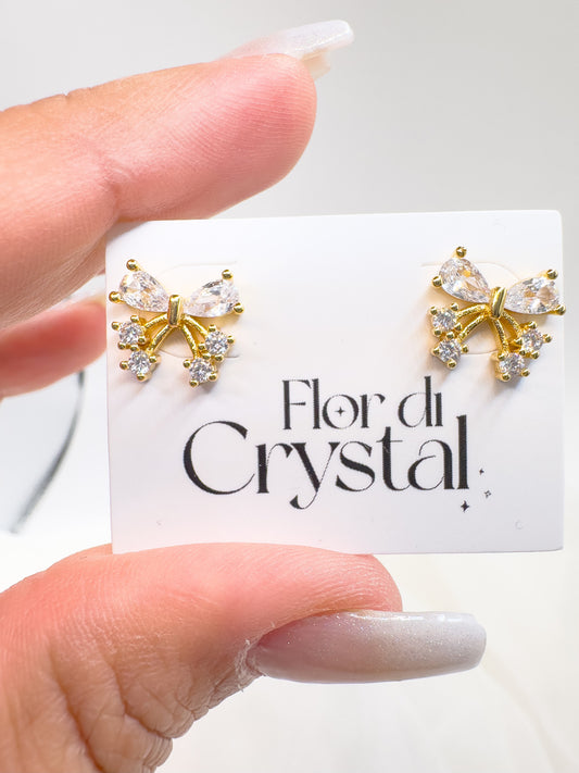 Brinco - brinco onto de laco- zirconias pequenas