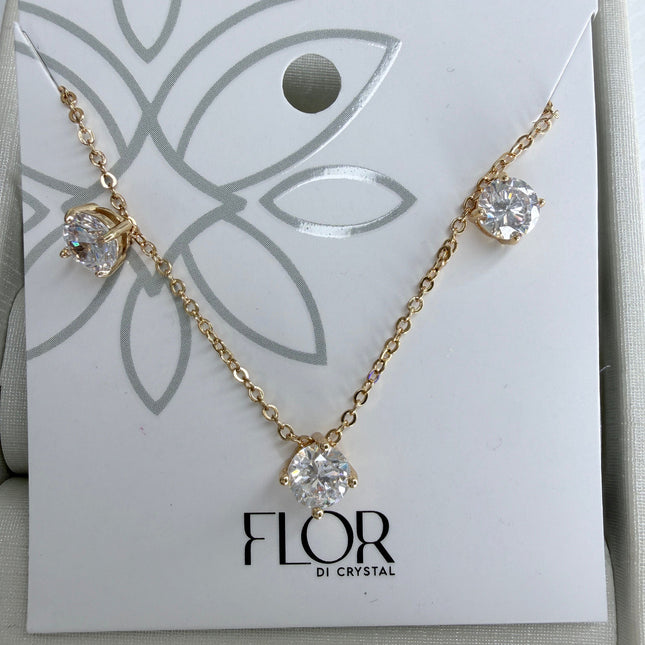 Conjunto ponto de luz 6mm zircônia cristal