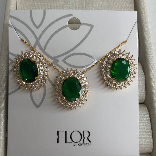 Conjunto lilaz redondo 10mm cravejado em zirconi