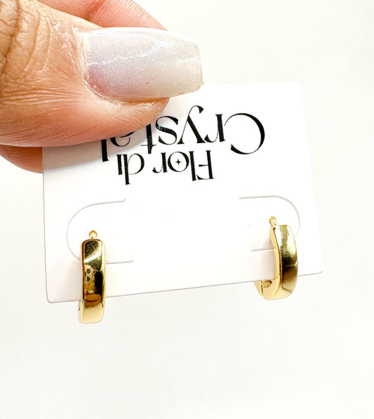 Brinco - argola lisa redonda pequena- kids