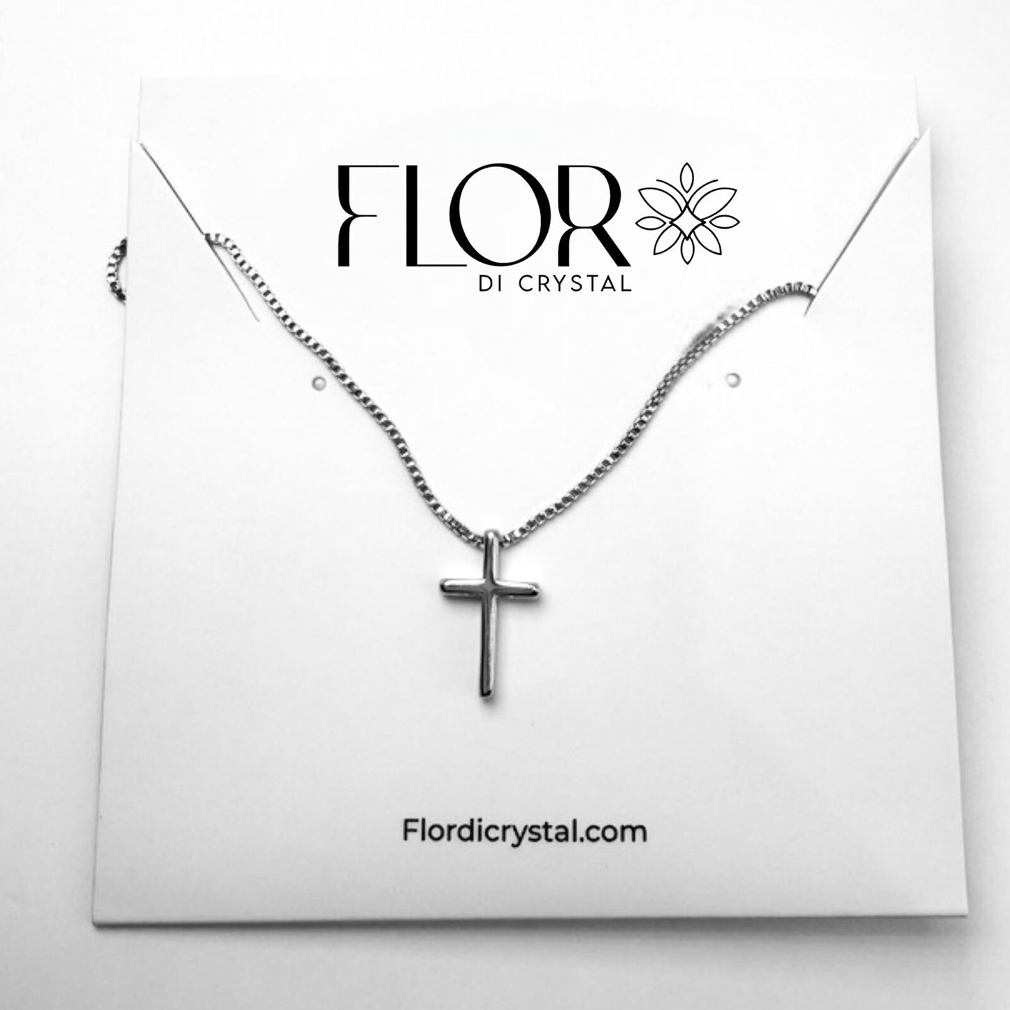 Colar - Colar mini cruz Lisa