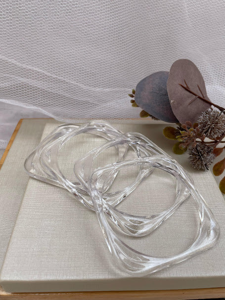 Bracelete Resina Clear