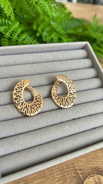 Brinco - Brinco luxo 18k