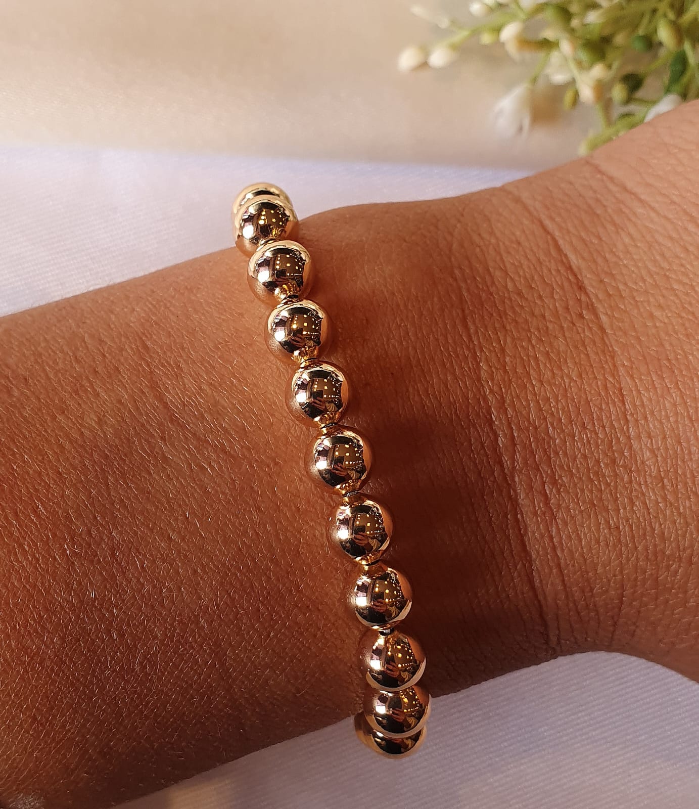 Pulseira - Pulseira de bola regulavel