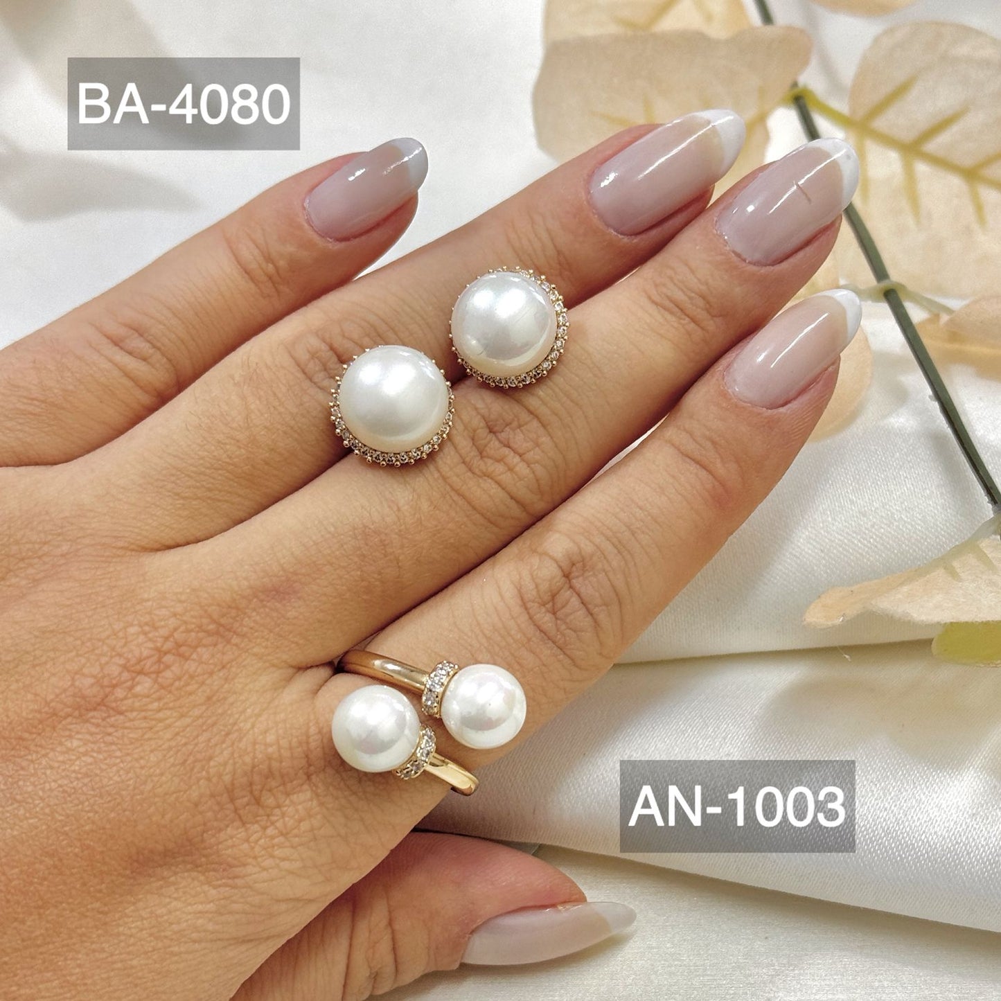 Brinco - Beinco de perola delicado