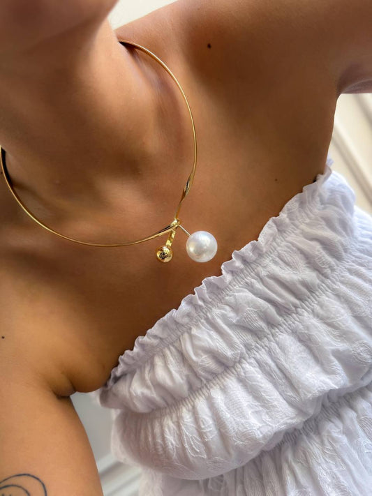 Colar - Conjunto de aro com brincos