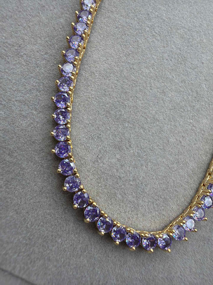 Rivieira 3mm Roxo 18k - 40cm