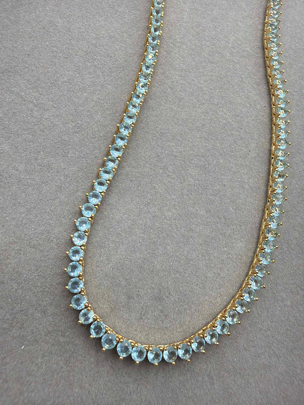 Rivieira 3mm Aqua 18k - 40cm