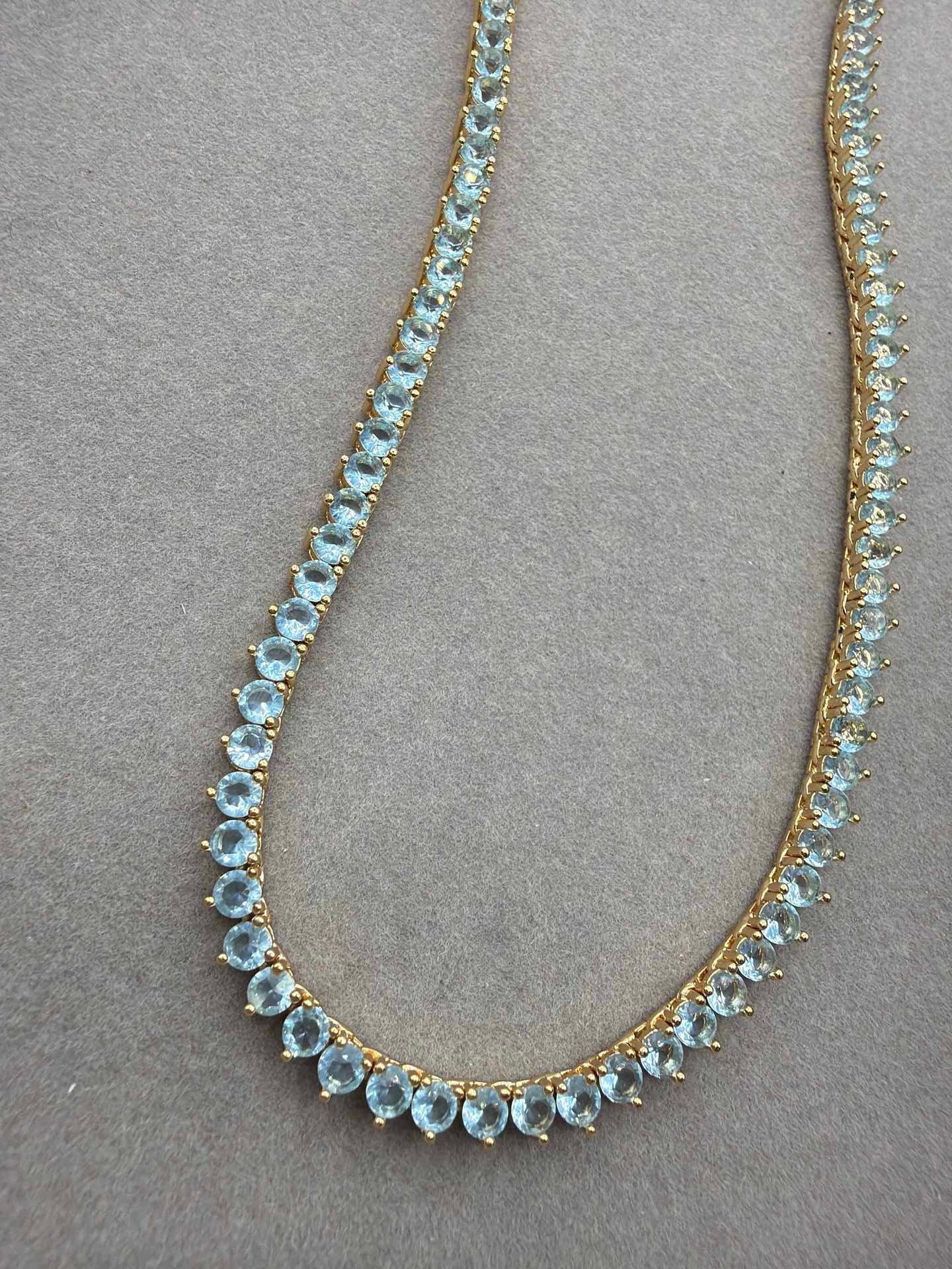 Rivieira 3mm Aqua 18k - 40cm